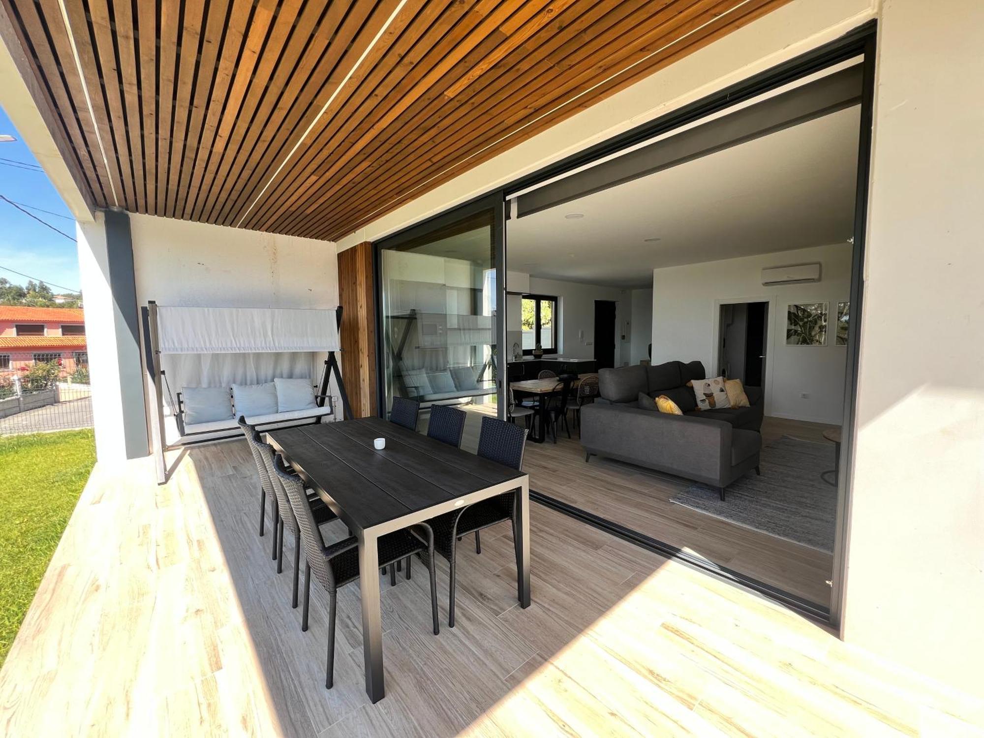 Casa Os Balcons Ria De Arousa Boiro Esterno foto