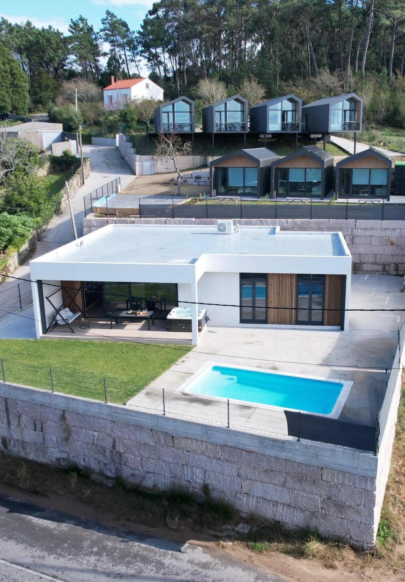 Casa Os Balcons Ria De Arousa Boiro Esterno foto